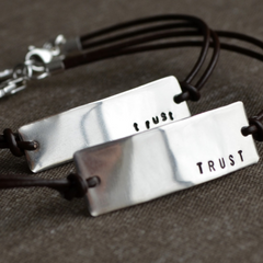 Sterling Couples Bracelets - Customize with your own initials